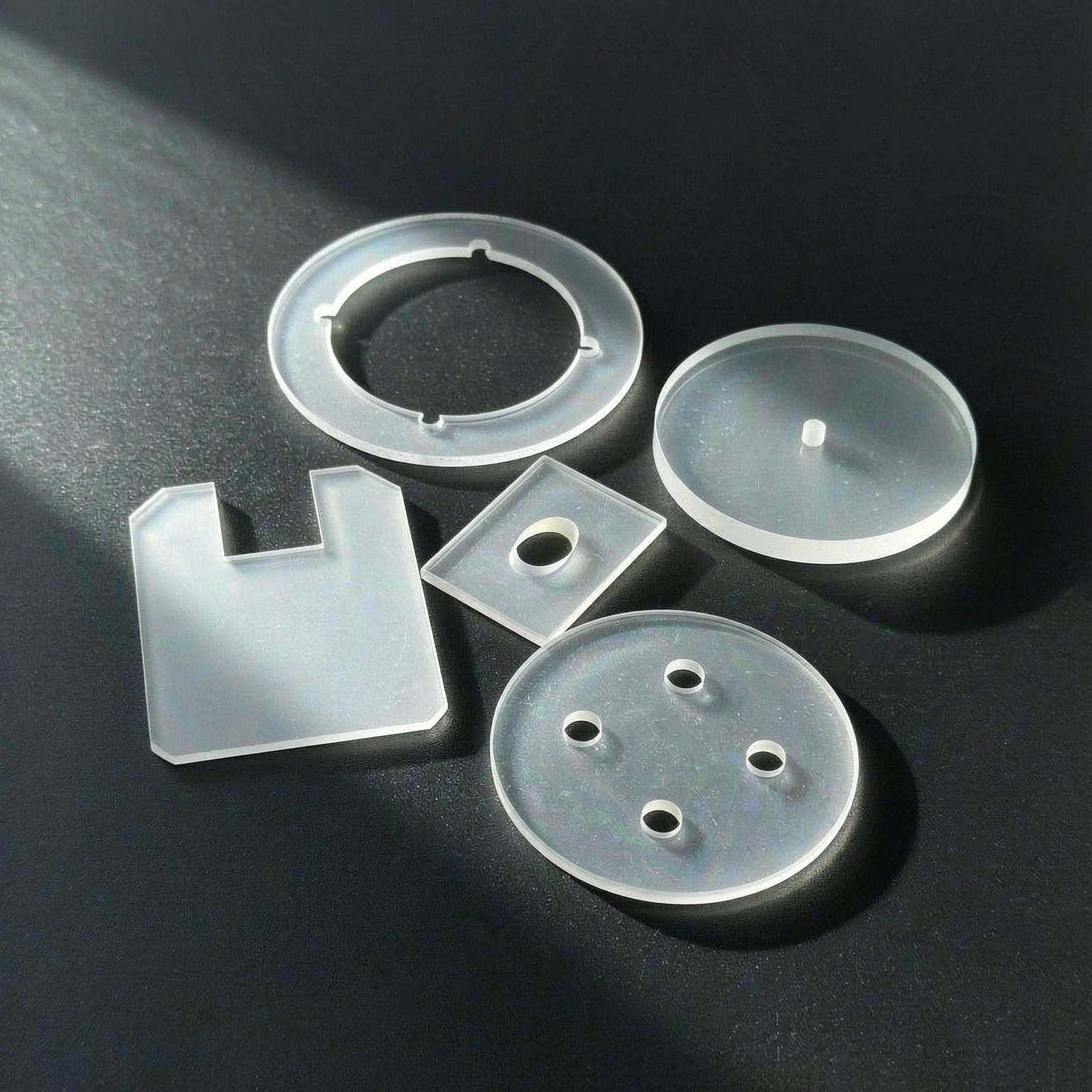 custom CNC machined cover glass