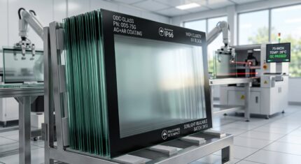 Outdoor Display Cover Glass for touch screen