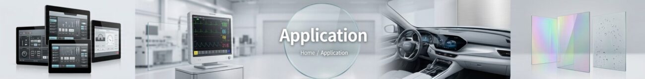 Industrial Touchscreen Cover Glass applications